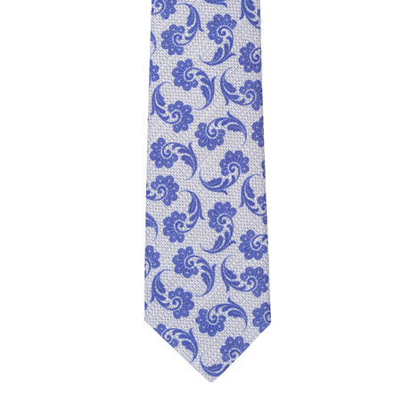 Formicola // Paisley Tie // Gray + Blue