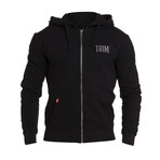 Pro-Fit Full Zip Hoodie // Black (S)