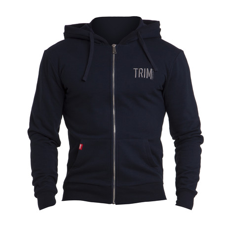 Pro-Fit Full Zip Hoodie // Navy (S)