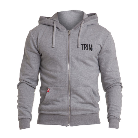 Pro-Fit Full Zip Hoodie // Grey (S)