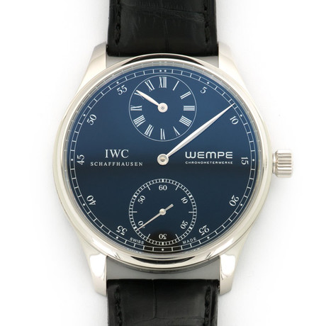 IWC Portuguese Regulateur Wempe Edition Manual Wind // IW544302 // Pre-Owned
