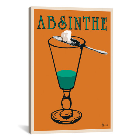 Absinthe // Lee Harlem (26"W x 18"H x 0.75"D)
