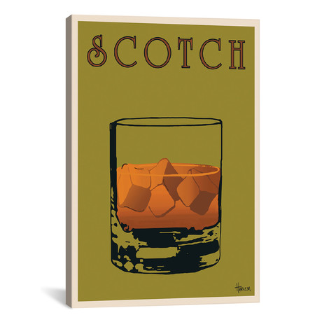 Scotch // Lee Harlem (18"W x 26"H x 0.75"D)