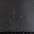 Syd New Strass Backpack // Black Leather