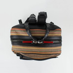 Aliosha Woven Leather Backpack