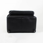 Aliosha Calf + Neoprene Backpack // Black + Blue