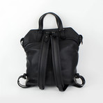 Syd Wool Backpack // Grey Plaid