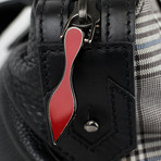 Syd Wool Backpack // Grey Plaid