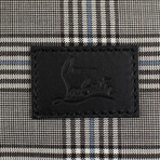 Syd Wool Backpack // Grey Plaid