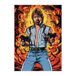 Metal Poster // Chuck Norris