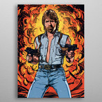 Metal Poster // Chuck Norris