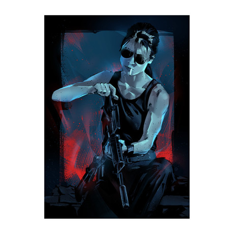 Metal Poster // Sarah Connor