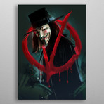 Metal Poster // V for Vendetta