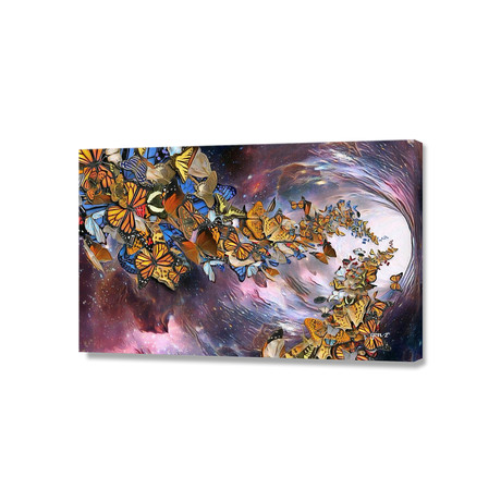 Butterflies Lux (24"W x 16"H x 1.5"D)