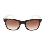 Unisex Lias Sunglasses // Havana Brown + White