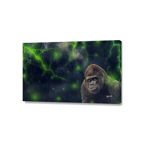 Thunderstorm Gorilla (16"W x 24"H x 1.5"D)