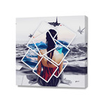 Holiday Polaroids (16"W x 16"H x 1.5"D)