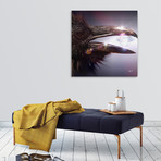 Diamond Raven (16"W x 16"H x 1.5"D)