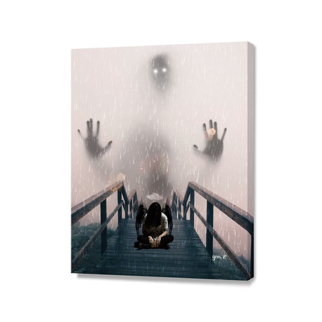 Scared Angel 310118_E02 (16"W x 20"H x 1.5"D)