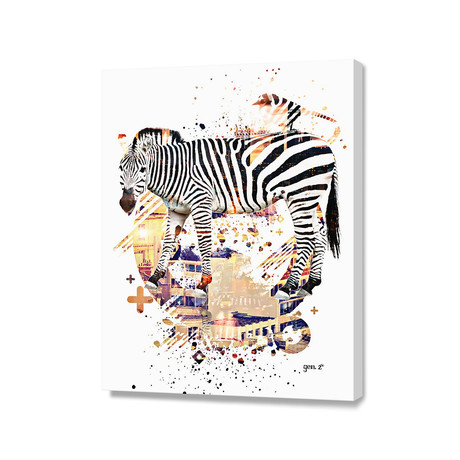 Zebra Cross (16"W x 20"H x 1.5"D)