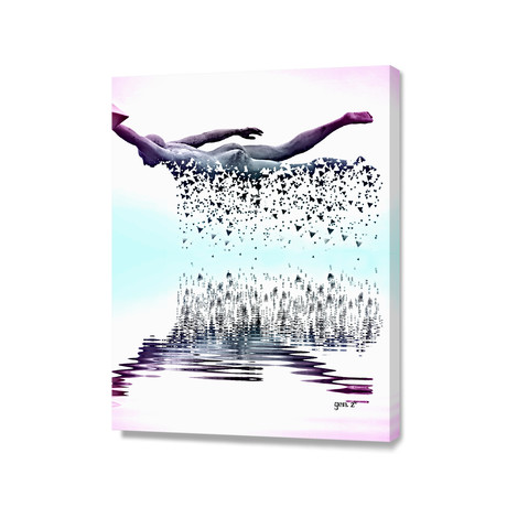 Disintegration (16"W x 20"H x 1.5"D)