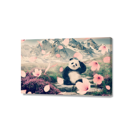 Baby Panda (24"W x 16"H x 1.5"D)