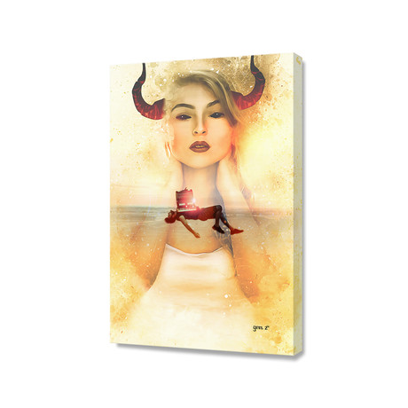 The Devil Is In The Box (16"W x 24"H x 1.5"D)