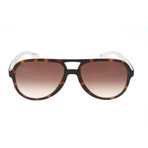 Unisex Nino AOR012 Sunglasses // Havana Brown + White