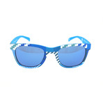 Unisex Lias Sunglasses // Plaid Camo Sky