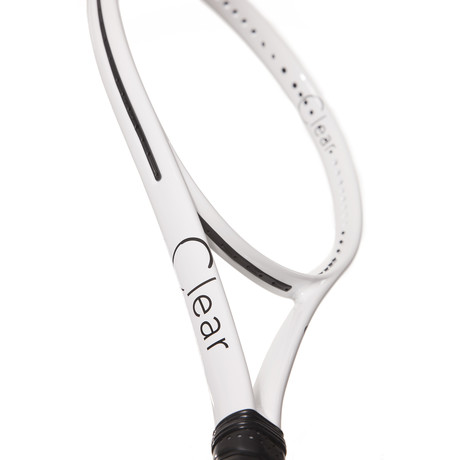 Clear 300 Unstrung Tennis Racquet + String (4 1/8 Grip)