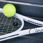 Clear 300 Unstrung Tennis Racquet + String (4 1/8 Grip)