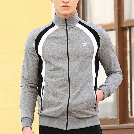 Woodrow Track Suit // Gray + Melange (XS)