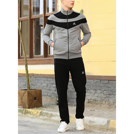 Parker Track Suit // Gray + Melange (XS)