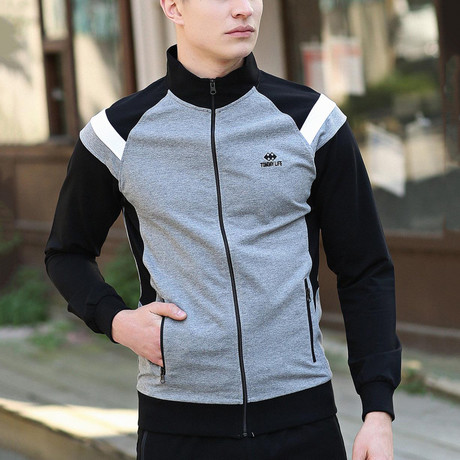 Kurt Track Suit // Gray + Melange (XS)