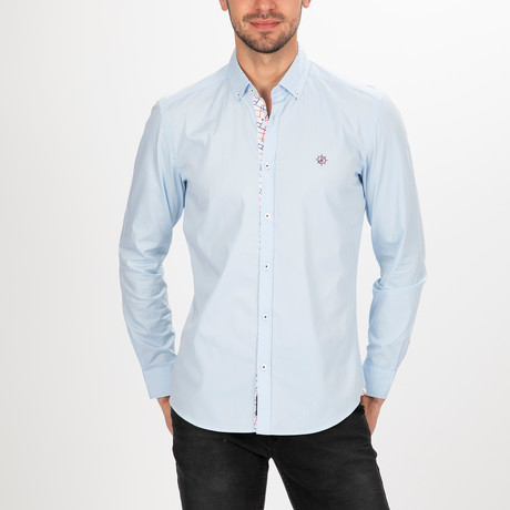 Naveed Button Down Shirt // Blue (S)