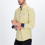 Izzy Button Down Shirt // Yellow (XL)