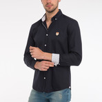 Pope Button Down Shirt // Navy (M)