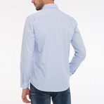 Rocco Button Down Shirt // Blue Stripe (M)