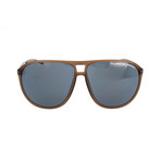 Porsche Design // Men's P8635 Sunglasses // Transparent Brown