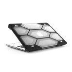 HexPact Case // MacBook 13" (2016-2018) With or Without Touch Bar (Black)