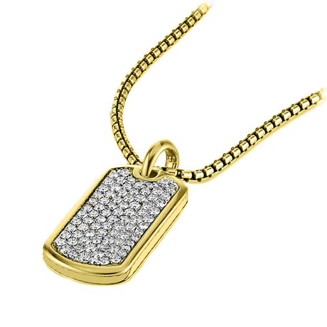 Designer Inspired Pendant Necklace // Gold