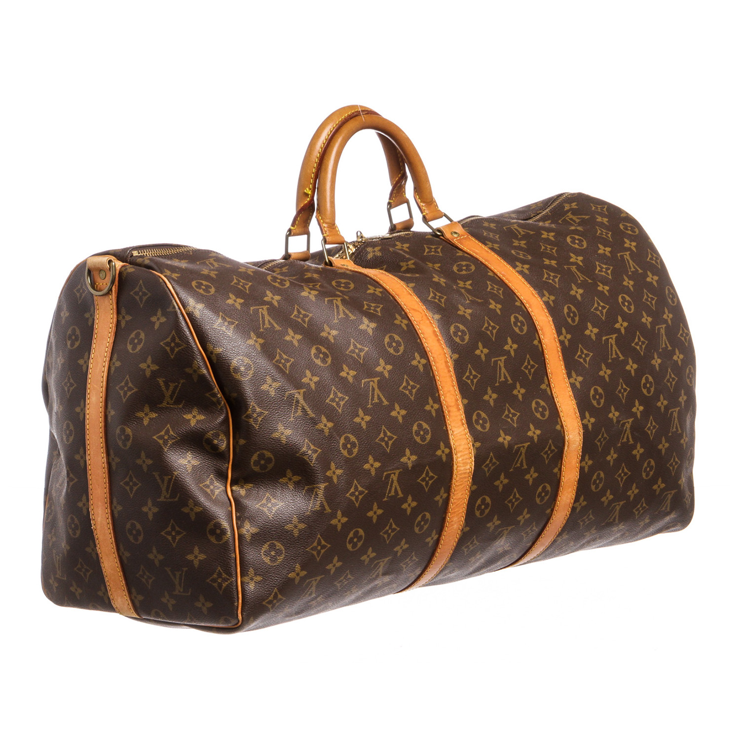 Louis Vuitton // Monogram Keepall 60 Bandouliere Duffle Bag // No Strap ...