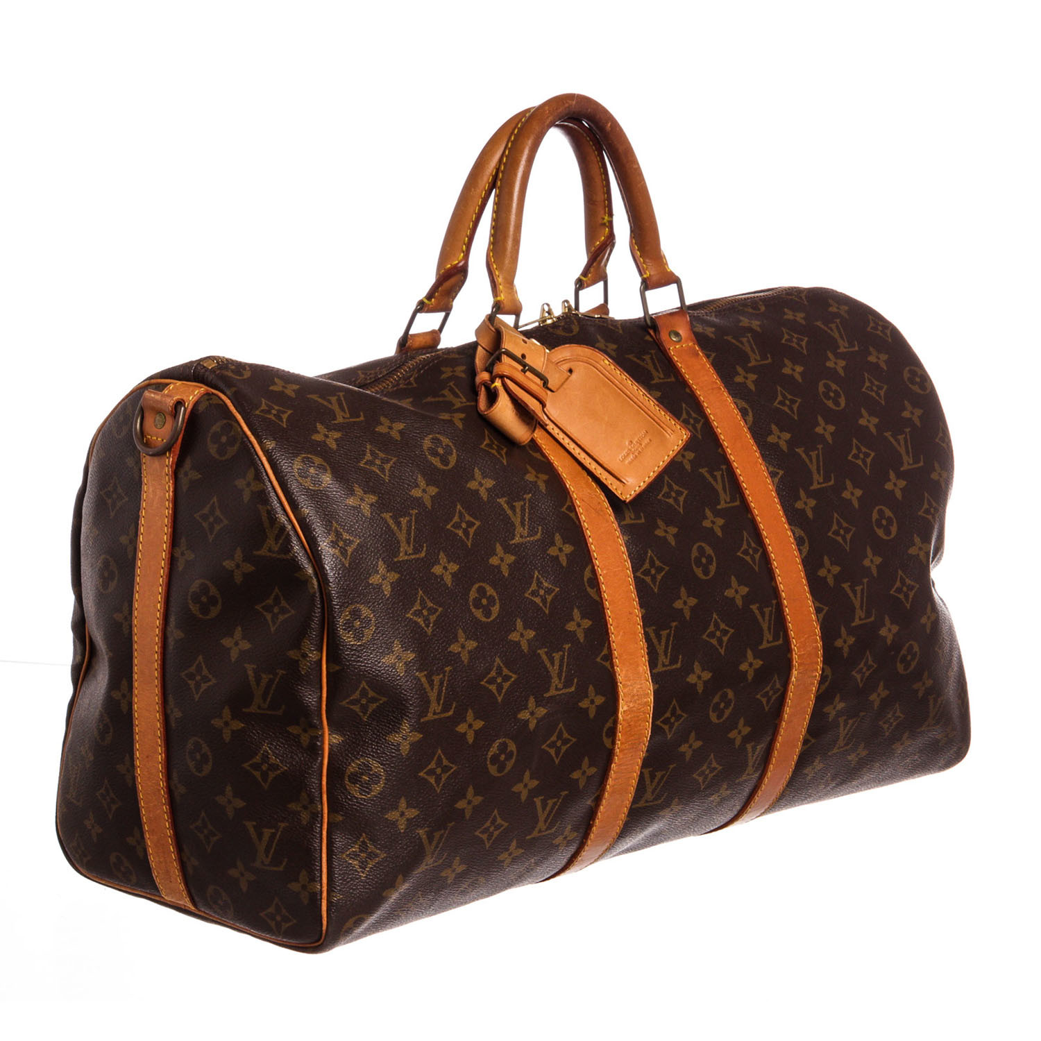 Louis Vuitton // Monogram Keepall 50 Bandouliere Duffle Bag // VI0940 - Vintage Louis Vuitton ...