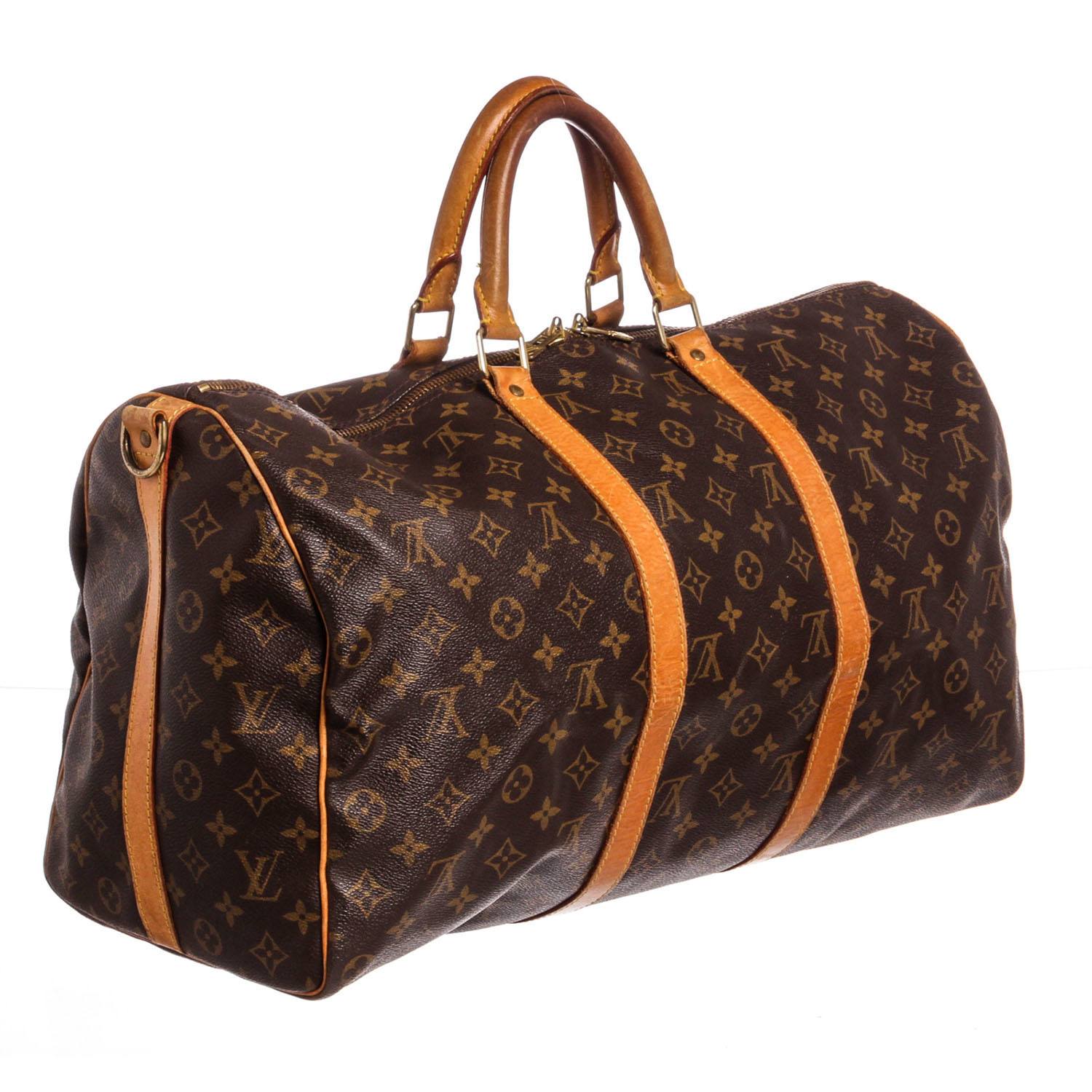 Louis Vuitton // Monogram Keepall 50 Bandouliere Duffle Bag // TH0928 - Vintage Louis Vuitton ...
