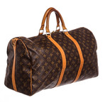 Louis Vuitton // Monogram Keepall 50 Bandouliere Duffle Bag // TH0928