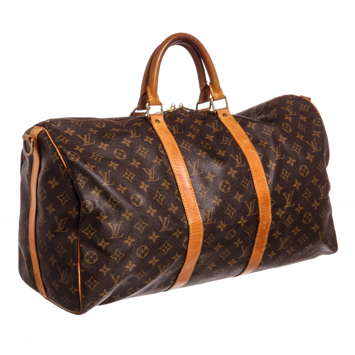Louis Vuitton // Monogram Keepall 50 Bandouliere Duffle Bag // TH0928 - Vintage Louis Vuitton ...