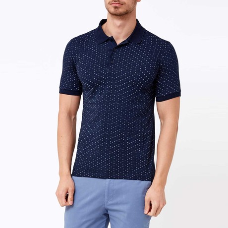 Lewiston Polo T-Shirt // Navy Blue (XL)