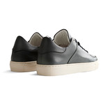 Jay St. Leather // Black + Dark Gray (Euro: 40)