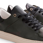 Jay St. Leather // Black + Dark Gray (Euro: 40)