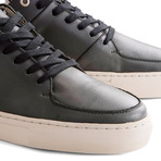 Jay St. Leather // Black + Dark Gray (Euro: 40)